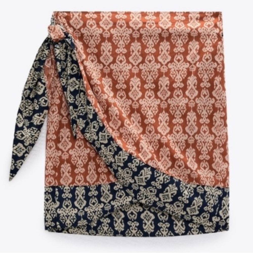 ZARA Women’s Wrap Sarong Skirt Size Small